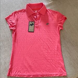 French Golf Women's Pink Polo Shirt